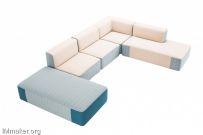 Scalzo Moscheri设计的创意组合式沙发Belt