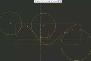 在 Creo Parametric 中，如何创建一个与样条曲线相切的圆