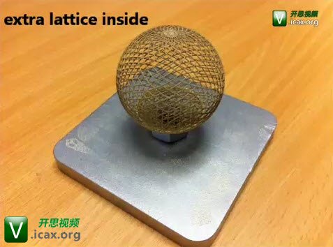3D printing metal lattice onto nut.jpg